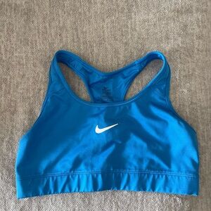 blue nike sports bra